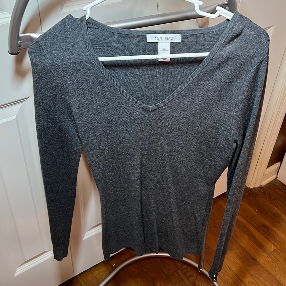 WHBM Gray Sweater